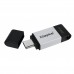 Kingston DataTraveler 80 32GB USB 3.2 USB-C Metal Grey / Black USB Flash Drive
