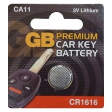 GB Premium Car Key Battery CA11 CR1616 3V