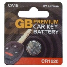 GB Premium Car Key Battery CA15 CR1620 3V
