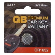 GB Premium Car Key Battery CA17 CR1632 3V For Toyota Prius 2010 - 2015