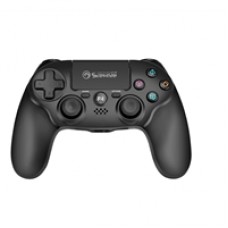 MARVO Scorpion GT-64 PS4 Wireless Controller, Wired (USB 2.0) for PC, With a 600mAh Rechargeable Battery, Non Stop Play for Upto 6 Hours, 6-axis sensor and Dual Vibration, With Touchpad, Black
