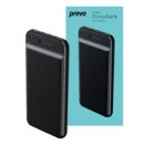 Prevo SP3012 10000mAh Slim Dual-Port Powerbank Black