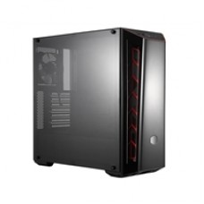 Cooler Master MasterBox MB520 Mid Tower 2 x USB 3.0 Edge-to-Edge Acrylic Side Window Panel Black Case with Red Trim & DarkMirror Front Panel