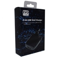 Evo Labs 2.4A USB Wall Charger
