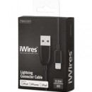 iWires Black 2m USB to Lightning Cable