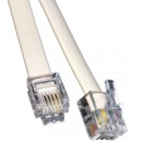 RJ11 (M) to RJ11 (M) 10m White OEM Cable