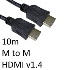 HDMI 1.4 (M) to HDMI 1.4 (M) 10m Black OEM Display Cable