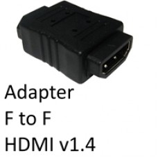 HDMI 1.4 (F) to HDMI 1.4 (F) Black OEM Gender Changer Adapter