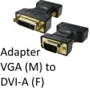 VGA (M) to DVI-A (F) Black OEM Adapter