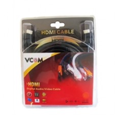 VCOM HDMI 1.4 (M) to HDMI 1.4 (M) 3m Black Retail Packaged Display Cable