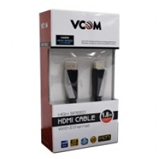 VCOM HDMI 2.0 (M) to HDMI 2.0 (M) 1.8m Black Premium Ultra HD 4K Supported Retail Packaged Display Cable
