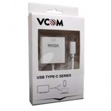 VCOM USB 3.1 Type-C (M) to HDMI (F) White Display Converter Adapter