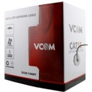 VCOM CAT5e UTP 305m Black Retail Packaged Reel Box 24AWG 4 Pairs Solid Full Copper Outdoor Network Cable