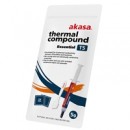 AKASA AK-T505-5G T5 Essential Thermal Compound Syringe, 5g, Grey, Low Thermal Resistance, Non-Curing, Non-Electrically Conductive, Includes Spreader & Cleaning Wipes