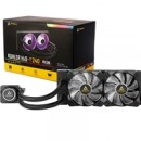 Antec Kuhler H20 K240 Universal Socket 240mm PWM 2000RPM RGB LED AiO Liquid CPU Cooler with Wired RGB Controller