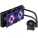 Cooler Master MasterLiquid ML240L RGB Universal Socket 240mm PWM 2000RPM RGB LED AiO Liquid CPU Cooler with Wired RGB Controller