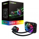 GameMax Ice Chill Universal Socket 120mm PWM 1900RPM Addressable RGB LED AiO Liquid CPU Cooler