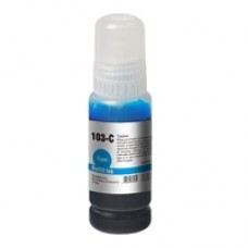 InkLab 103 Epson Compatible EcoTank Cyan ink bottle