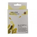 LC123Y Brother Compatible Yellow Replacement Ink