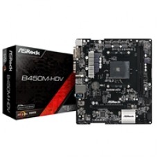 ASRock B450M-HDV AMD Socket AM4 Micro ATX VGA/DVI-D/HDMI DDR4 USB 3.1 Motherboard