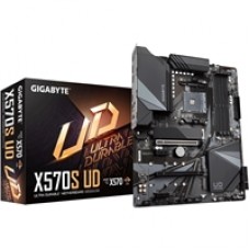 Gigabyte X570S UD Motherboard, AMD Socket AM4, ATX, Triple Ultra-Fast NVMe PCIe 4.0/3.0 x4 M.2 with Thermal Guard, Fast 2.5GbE LAN, Rear & Front USB 3.2 Type-C, RGB FUSION 2.0, Q-Flash Plus, Fully Covered Thermal Design, HDMI