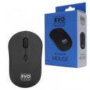 Evo Labs BTM-001 Bluetooth Mouse, 800 DPI Optical Tracking, 3 Button with Scroll Wheel, Ambidextrous Design, Matte Black