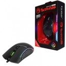 Marvo Scorpion M513 RGB Gaming Mouse, 7 Programmable Buttons, Optical Sensor Upto 6400 dpi, Rainbow Backlight with Multiple Effects, USB 2.0, Black