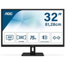AOC Q32E2N 31.5" QHD 75Hz 4ms HDMI / Display Port  inc Speakers IPS Monitor