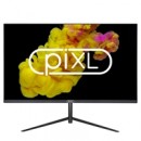 piXL CM24F32I 24 Inch Frameless Monitor, Widescreen IPS LCD Panel, Slim Design, 5ms Response Time, 60Hz Refresh Rate, Full HD 1920 x 1080, VGA, HDMI, 16.7 Million Colour Support, Black Finish