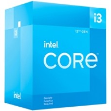 Intel Core i3 12100F 4 Core Processor Processor 8 Threads, 3.3GHz up to 4.3Ghz Turbo, Alder Lake Socket LGA 1700, 12MB Cache, 60W, Maximum Turbo Power 89W, Cooler, No Graphics