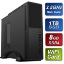 Small Form Factor - Intel G5905 Dual Core 3.50GHz, 8GB RAM, 1TB SSD, Wi-Fi-Card - Pre-Built Office / Home PC