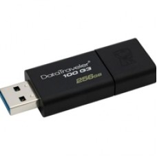 Kingston DataTraveler 100 G3 256GB USB 3.0 Black USB Flash Drive