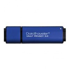 Kingston DataTraveler Vault Privacy 3.0 64GB USB 3.0 Blue Encrypted USB Flash Drive