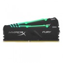 Kingston HyperX Fury RGB 16GB Black Heatsink (2x8GB) DDR4 2666MHz DIMM System Memory