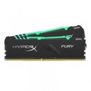 Kingston HyperX Fury RGB 64GB Black Heatsink (2x32GB) DDR4 2666MHz DIMM System Memory