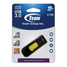 Team C145 32GB USB 3.0 Yellow USB Flash Drive