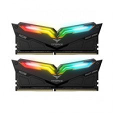 Team T-Force Night Hawk 16GB (2 x 8GB) Black Heatsink with RGB LEDs 3200MHz DDR4 DIMM System Memory