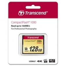Transcend 128GB 1066x Compact Flash Card