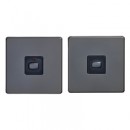 MiHome Smart Black Nickel 1 Gang Light Switch (Two-way)