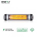 ENER-J Wall mounted Patio Heater with Quartz Tube, 2000W