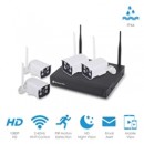 ENER-J WiFi 8 Channel NVR Wireless Security kit, includes x4 2.0 MP 1080p Cameras, app controlled