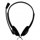 Jedel Home & Office Noise Cancelling Stereo Head Set with Microphone 3.5mm Jack Black