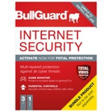 Bullguard Internet Security 2021 1Year/3PC Windows Only 25 pack Soft Box English